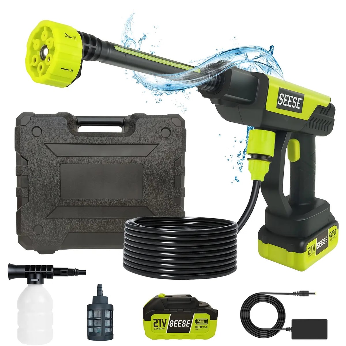 PowerWashCO Cordless Pressure Washer Gun